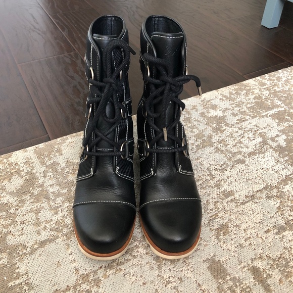 Sorel Waterproof Joan of Arctic Hidden Wedge Boots - Picture 3 of 7